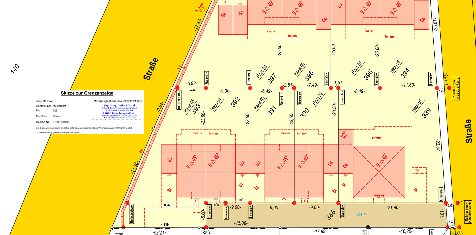 Grenzen und Grundstücke